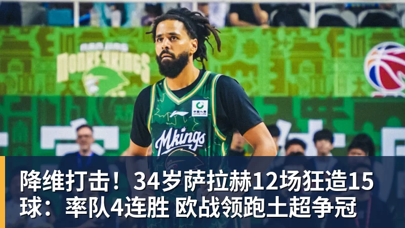 降维打击！34岁萨拉赫12场狂造15球：率队4连胜 欧战领跑土超争冠