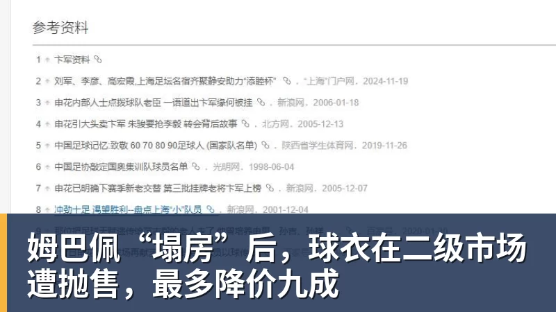 姆巴佩“塌房”后,球衣在二级市场遭抛售,最多降价九成